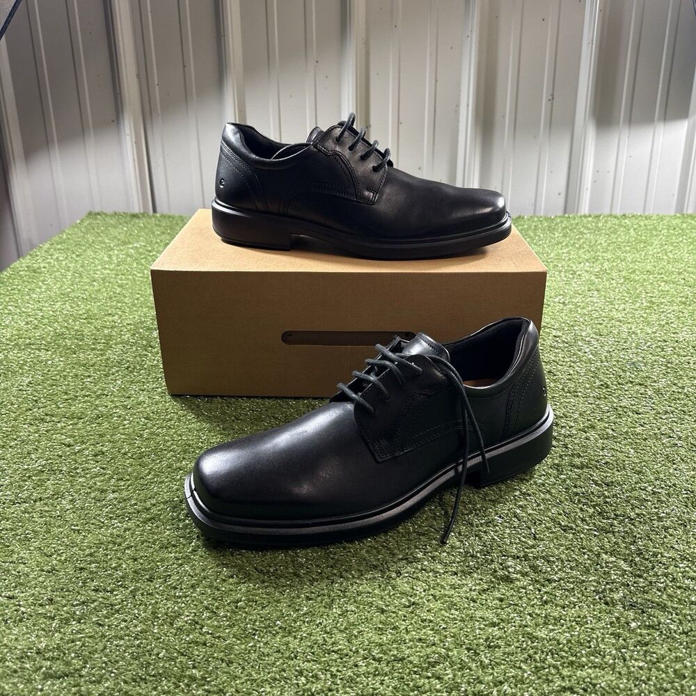 ECCO Helsinki 2 Men's Black Leather Dress Shoes Size 8-8.5